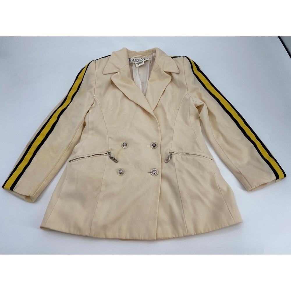 VINTAGE ESCADA Magaretha Ley Women Blazer IVORY SIZE 36